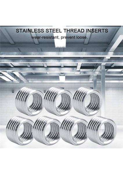 200 Adet Tel Ekleme Konusu, M4 Heli Bobin Konu Onarımı Paslanmaz Çelik SS304 Konu Ekleme Sarmal Tel Ekleme (M40.71.5D) (Yurt Dışından) fırsatları