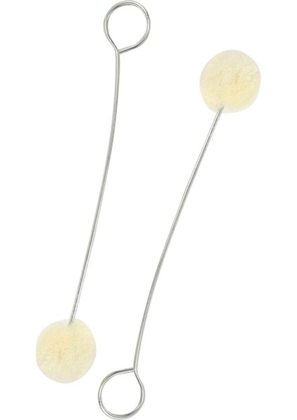 100 Parça Metal Saplı Yün Topu Fırça Boya Boyama Aplikatörü (Yurt Dışından)