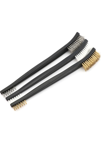 Adet Mini Paslanmaz Çelik Pirinç Naylon Tel Fırça Seti Temizleme Cilası Aracı Podazz (Yurt Dışından) fırsatları