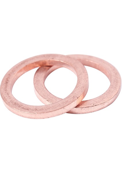 20 Adet 12MM x 17MM x 1.5mm Bakır Ezici Yıkayıcı Düz Halka Conta Bağlantısı (Yurt Dışından)