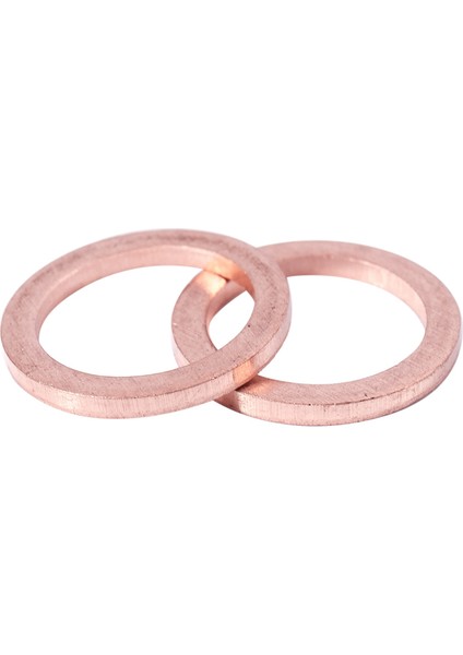20 Adet 12MM x 17MM x 1.5mm Bakır Ezici Yıkayıcı Düz Halka Conta Bağlantısı (Yurt Dışından)