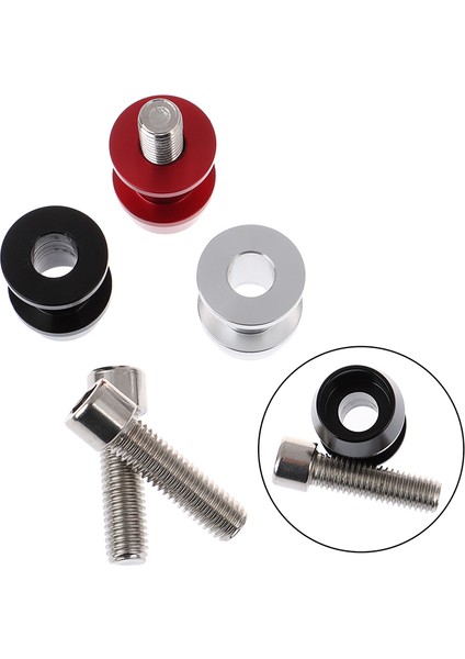 Adet Alüminyum Alaşımlı Motosiklet Cnc 10MM Salınım Kolu Salıncak Kolu Makaralar Kaydırıcılar (Yurt Dışından) fırsatları