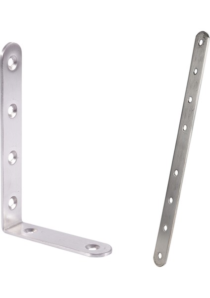 125X75MM L Şekli Paslanmaz Çelik Raf Köşe Desteği Köşebent ve Metal 8 Delik 250MM (Yurt Dışından) fiyatları