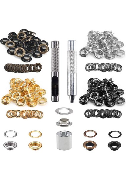 100 Takım 10MM Grommet Kuşgözü Kiti ve Ayakkabı Için Branda Tamir Takımı (Yurt Dışından) fiyatları