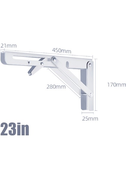 1 Adet Dekoratif Duvara Monte Raf Üçgen Katlanır Paslanmaz Çelik Katlanabilir (Yurt Dışından) fiyatları