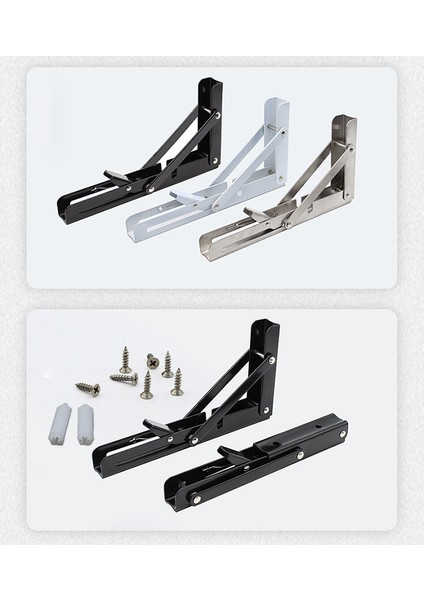 1 Adet Dekoratif Duvara Monte Raf Üçgen Katlanır Paslanmaz Çelik Katlanabilir (Yurt Dışından) indirimleri