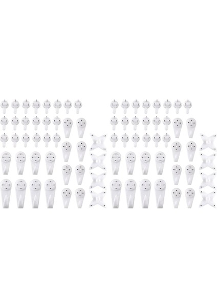 120 Adet Görünmez Vidalar Duvar Kancaları Resim Askıları Traceless Fotoğraf Kanca Resim Boyama Çerçevesi Askı (Yurt Dışından)