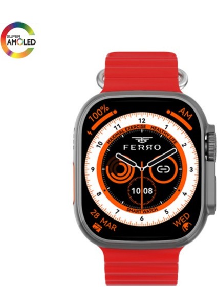FSW1116-GR Ultra Amoled Ekranlı Akıllı Kol Saati