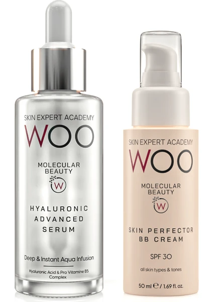 Woo Skin Expert Academy Cilt Kusursuzlaştırıcı Yoğun Nem Sağlayıcı Bakım Seti