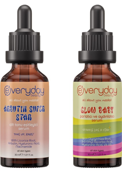 Ayıdnlartıcı Ve Leke Önleyici Glow Bakım Seti