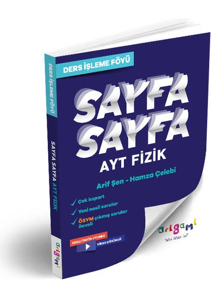 AYT Fizik Sayfa Sayfa Ders İşleme Föyü