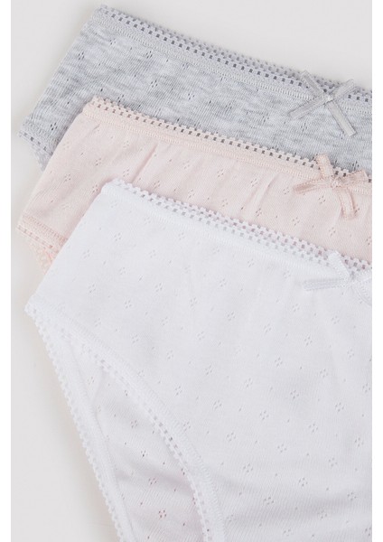 Kız Çocuk 3 lü Slip Külot