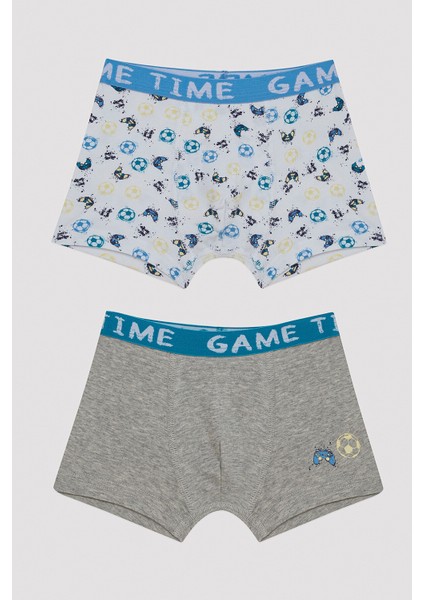 Erkek Çocuk Game Time 2'li Boxer