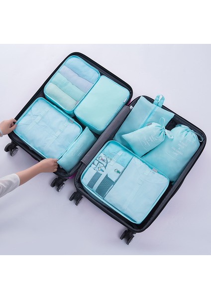 Sekiz Parçalı Bavul Kıyafet Saklama Çantası Seti (Yurt Dışından)