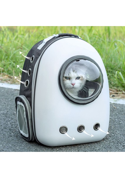 Kedi Çantası, Taşınabilir Uzay Kapsülü Sırt Çantası, Geziler Için Büyük Kapasiteli Evcil Hayvan Çantası (Yurt Dışından)