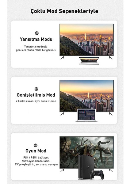 Hdtv Premium Yüksek Hızlı 4K Ultra Hd HDMI 2.0 Ses ve Görüntü Kablosu