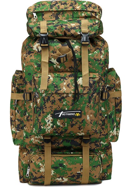 Açık Sırt Çantası 70L Büyük Kapasiteli Dağcılık Çantası Kamp Yürüyüş Çantası (Yurt Dışından)