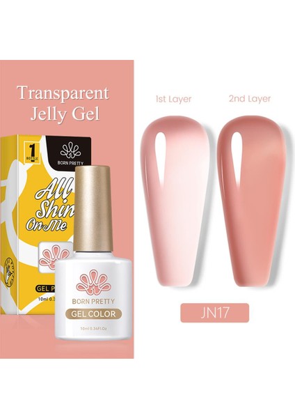 10ml Jelly Nude Seri Kalıcı Oje Jn17 (56347) fiyatları