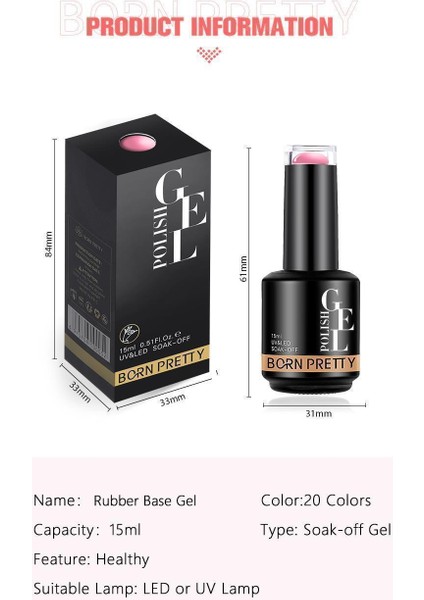 Rubber Base Jel 18 (56595-18) fırsatları