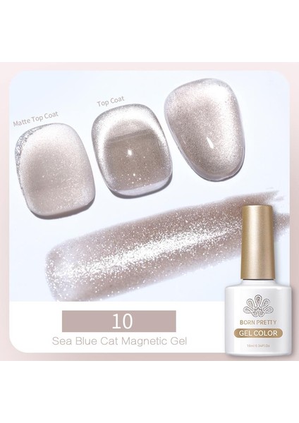 10 Ml Sea Blue Kedi Gözü Oje Sb-10 (56466) fiyatları