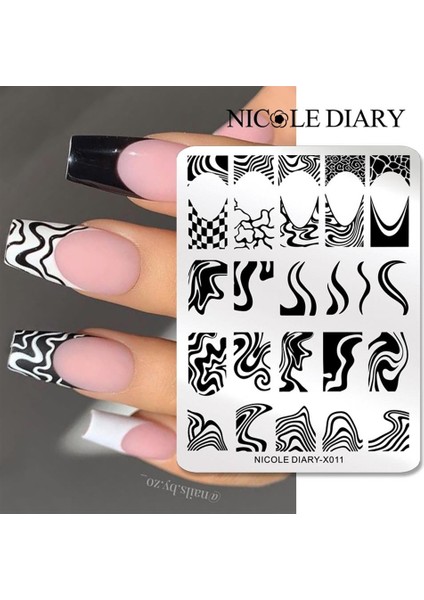 Nicole Diary Metal Stampa Tabakası X011 (56258)