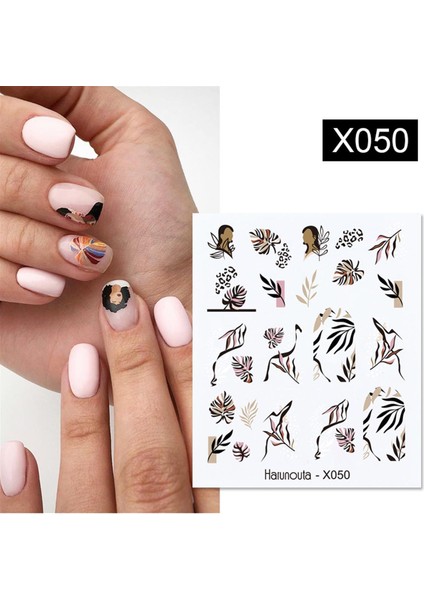 Su Transferli Nail Art Sticker X050 (50127-8)