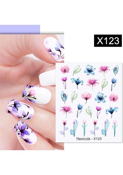 Su Transferli Nail Art Sticker X123 (53013-23)