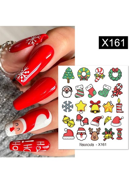 Su Transferli Nail Art Sticker X161 (55344-16)