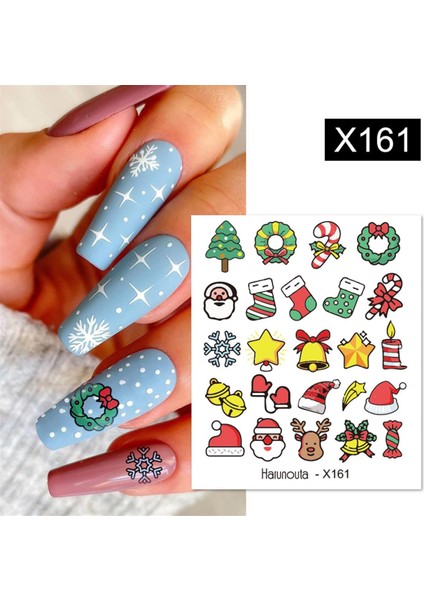 Su Transferli Nail Art Sticker X161 (55344-16)