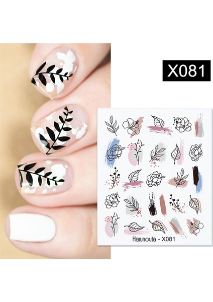 Su Transferli Nail Art Sticker X081 (52340-1) fırsatları