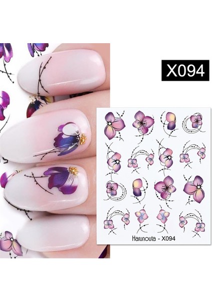 Su Transferli Nail Art Sticker X094 (52340-14)