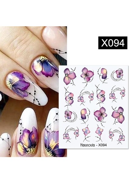 Su Transferli Nail Art Sticker X094 (52340-14)