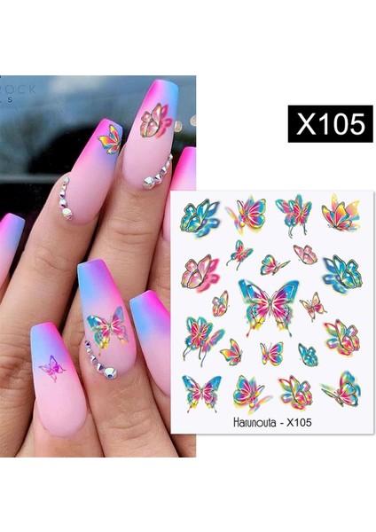 Su Transferli Nail Art Sticker X105 (53013-5)