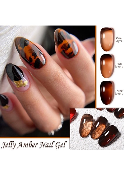 Kalıcı Oje Lily Cute Amber Serisi 7 ml UV Işığı ile Kullanım İçin Özel fiyatları