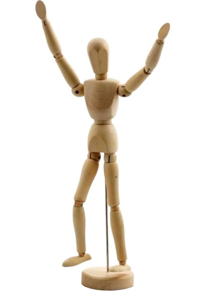 Ahşap Model Manken Eskiz Mankeni 20 cm