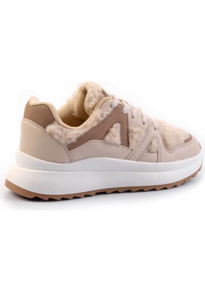 Bej Kürklü Kadın Sneaker K01412200097 fırsatları