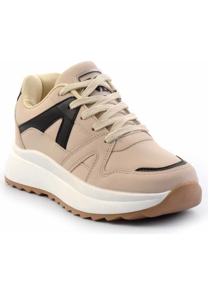 Bej Nubuk Kadın Sneaker K01412200001