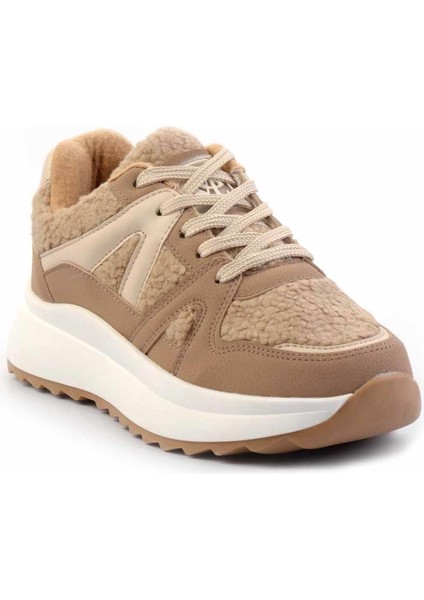 Vizon Kürklü Kadın Sneaker K01412200097 modelleri