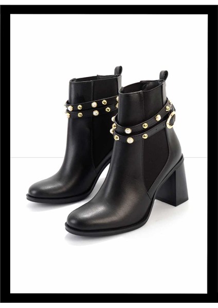 Siyah Kadın Bot & Bootie K02948101109