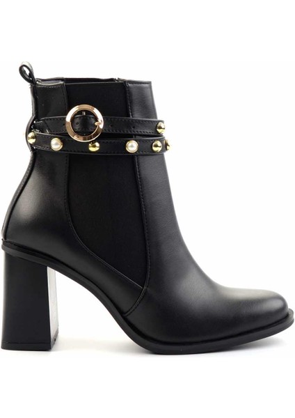 Siyah Kadın Bot & Bootie K02948101109