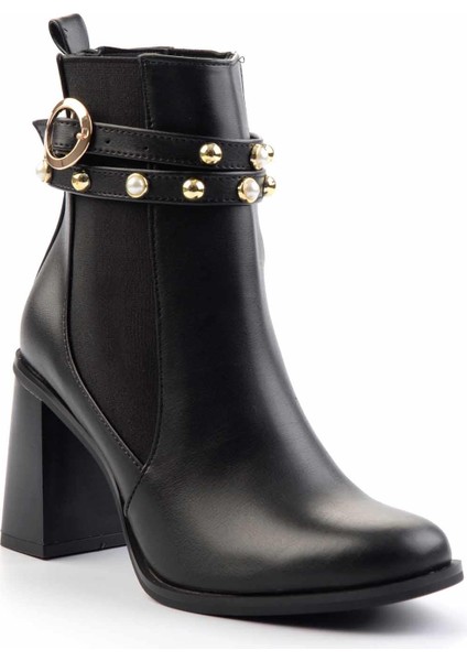 Siyah Kadın Bot & Bootie K02948101109