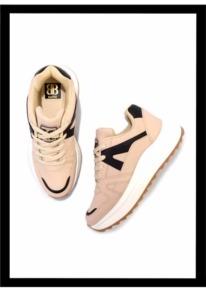 Bej Nubuk Kadın Sneaker K01412200001