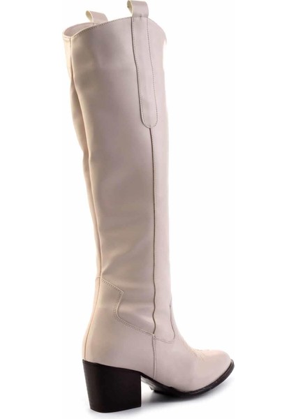 Bej Kadın Çizme K03828025009 fırsatları