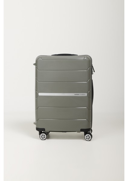 ALTINYILDIZ CLASSICS Erkek Gri Orta Boy Valiz