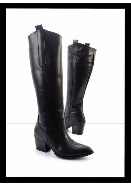 Siyah Kadın Çizme K03828025009