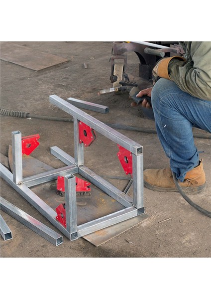 Geleneksel Kaynak Mıknatısı Tutucu Kaynak Pozisyoner 25LBS 45/90/135 Derece Lehimleme Bulucu (Yurt Dışından) fırsatları