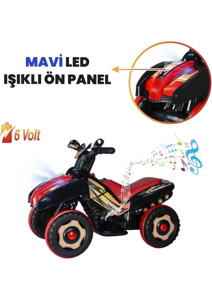 Kumandalı Akülü Araba 6 Volt 2-4 Yaş