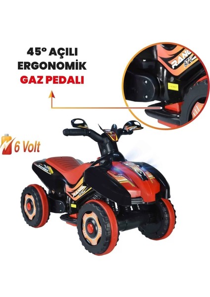 Kumandalı Akülü Araba 6 Volt 2-4 Yaş
