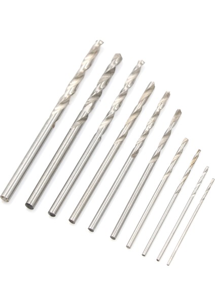 10 Adet Titanyum Kaplamalı Matkap Uçları Yüksek Hızlı Çelik Matkap Uçları Elektrikli El Aletleri 0.8-3mm Sevıch (Yurt Dışından)