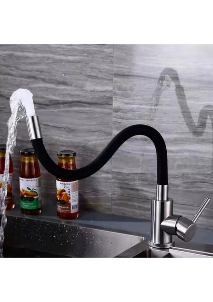 Evrensel Musluk Uzatma Genişletici 360° Dönebilen Su Sıçramasına Dayanıklı Uzatma Borusu Lavabo Için Alaşımlı Nozul Adaptörü (Yurt Dışından)